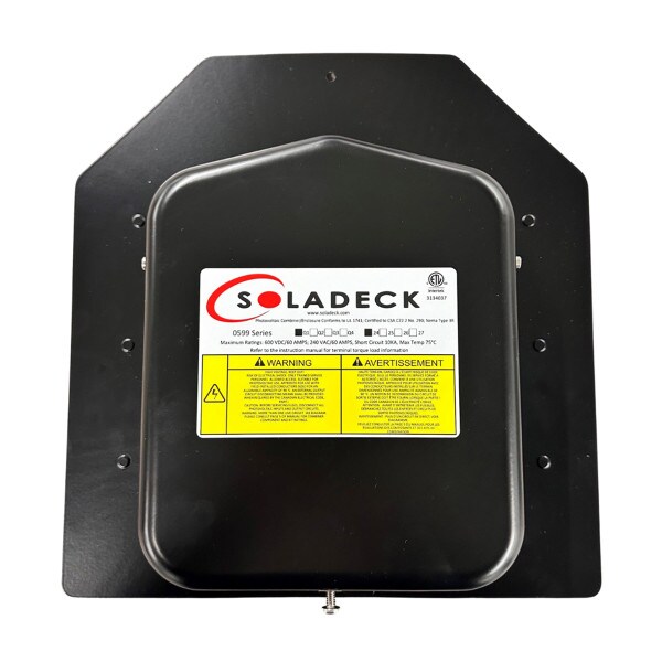 SolaDeck 0599-5B Roof Penetration Box closed